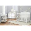 SF Home Solid Wood Convertible Crib in White - Toddler Bed Sold Separately