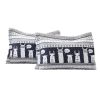 Navy White Stripes Llama Cactus Southwest 6 Piece Lightweight Daybed Cover Set