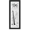 "Time for Everything" By Deb Strain, Printed Wall Art, Ready To Hang Framed Poster, Black Frame