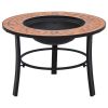 Mosaic Fire Pit Terracotta 26.8" Ceramic