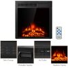 22.5 Inch Electric Fireplace Insert Freestanding and Recessed Heater