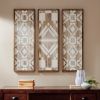 Two-tone Geometric 3-piece Wood Wall Decor Set