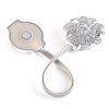 2 Packs Magnetic Curtain Tiebacks Extendable Floral Drape Holder Decorative Window Hangings Clip