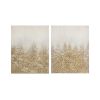 Heavily Embellished 2-piece Canvas Wall Art Set