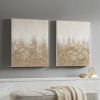 Heavily Embellished 2-piece Canvas Wall Art Set