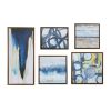 Abstract 5-piece Gallery Framed Canvas Wall Art Set