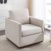 Mid Century Modern Swivel Accent Chair Armchair for Living Room, Bedroom, Guest Room, Office, Beige