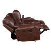 Keily - Manual Reclining Glider Loveseat - Dark Brown