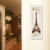 "Paris Panel" by Cloverfield & Co, Ready to Hang Framed Print, White Frame