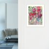 "Blooming in the Window Sill" by Kait Roberts, Ready to Hang Framed Print, White Frame