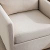 Mid Century Modern Swivel Accent Chair Armchair for Living Room, Bedroom, Guest Room, Office, Beige