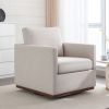 Mid Century Modern Swivel Accent Chair Armchair for Living Room, Bedroom, Guest Room, Office, Beige