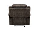 Zubaida Glider Recliner; 2-Tone Chocolate Velvet YJ