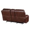 Keily - Manual Reclining Glider Loveseat - Dark Brown