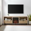 Coastal Rattan-Door TV Stand for TVs up to 10015' – Coastal Oak