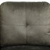 Taupe Flannel And PVC 3-Piece Couch Living Room Sofa Set